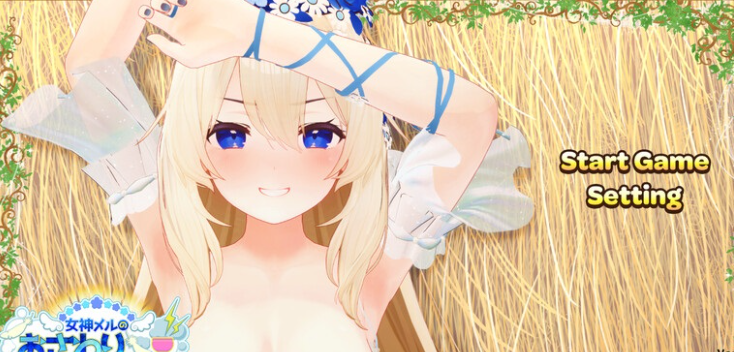 【3D互动/抚摸触摸/全动态/PC】女神梅尔的触摸H神判 女神メルのおさわりH神判 官中版 [PC]-破次元